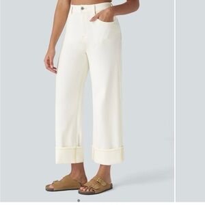 Halara High Waisted Wide-Leg Denim NWOT